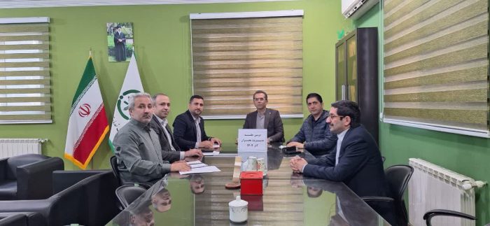 جلسه مدیریت بحران و پدافند غیر عامل با حضور مدیر ، معاونین و‌جمعی از روسای ادارات این شرکت برگزار شد
