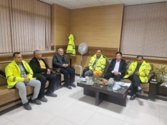 دیدار شبانه معاون فرماندار گنبدکاووس از اداره گاز و قدردانی از تلاش کارکنان