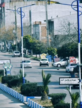 فاضل‌آباد در رنگ و روشنایی؛ چهره شهر با طرح بهسازی و رنگ‌آمیزی دگرگون شد