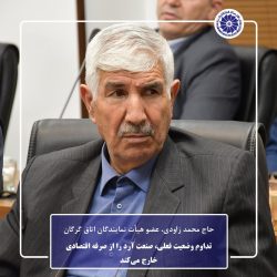 تداوم وضعیت فعلی، صنعت آرد را از صرفه اقتصادی خارج می‌کند