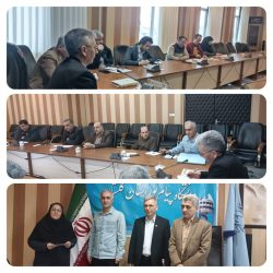 جلسه هیات رئیسه دانشگاه پیام نور گلستان برگزار شد