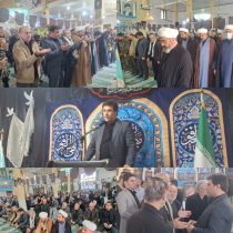 حضور صمیمی دکتر قائم‌مقام نماینده مجلس شورای اسلامی در نماز عبادی-سیاسی جمعه رامیان