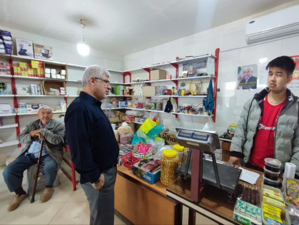 بازدید میدانی معاون اقتصادی استاندار از بازار بخش داشلی‌برون