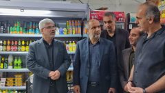 بازدید میدانی معاون اقتصادی استاندار و فرماندار از بازارهای  شهرستان‌ علی آباد کتول