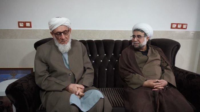 دیدار دبیر شورای برنامه‌ریزی مدارس علوم دینی اهل سنت، با امام جمعه شهر فراغی