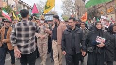 مصاحبه فرمانده مرزبانی استان گلستان با اصحاب رسانه در روز جهانی قدس و تجلیل از حضور پرشور مردم