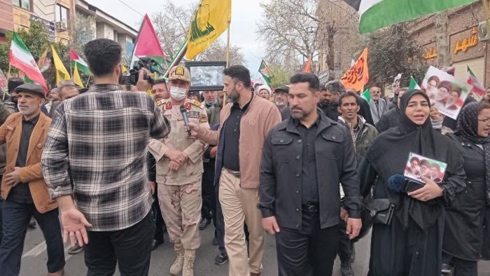 مصاحبه فرمانده مرزبانی استان گلستان با اصحاب رسانه در روز جهانی قدس و تجلیل از حضور پرشور مردم