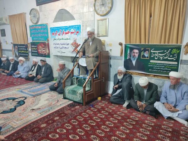 رئیس شعبه گنبد مرکز اسلامی گلستان در روستای دوزالوم اینچه‌برون
