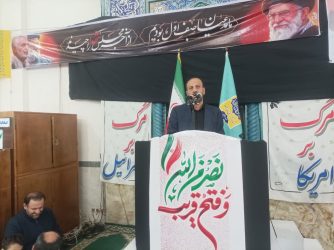 دکتر نوروزی درجمع نمازگزاران روز قدس در شهر فاضل آباد: حضور مردم توطئه‌های آمریکا و اسرائیل را خنثی کرد
