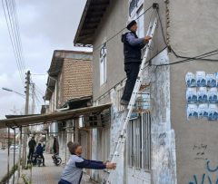عملیات کابل‌کشی فیبر نوری در خیابان امام خمینی (ره) شهرستان گمیشان آغاز شد
