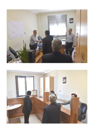 بازدید و دیدار نوروزی  مدیرعامل گاز گلستان از واحد های ستادی