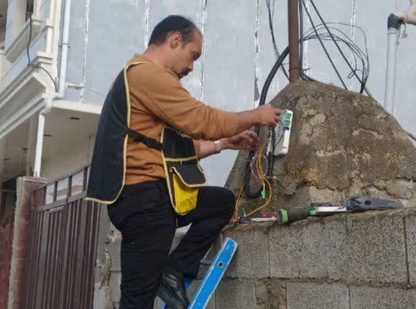 واگذاری سرویس FTTH  به متقاضیان دربخشهای مختلف  سیمین‌شهر