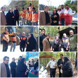 خدمات شایسته ستاد خدمات سفر شهرستان به مسافران و گردشگران در روز طبیعت