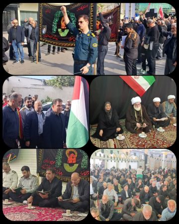 حضور دکتر جرجانی شهردار کردکوی در مراسم چهلم قائد امت امام شهید آیت الله سید علی خامنه ای