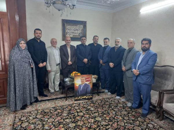 دیدار نوروزی مدیرعامل شرکت گاز استان گلستان با خانواده همکار مرحوم ابوالفضل گرزین