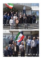 گرامیداشت رشادت‌های رزمندگان اسلام در تجمع خودجوش کارکنان شرکت گاز گلستان