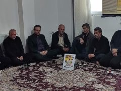 دیدار مدیرکل ورزش و جوانان استان گلستان با خانواده شهید ورزشکار رضا بیات کوهسار