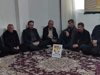 دیدار مدیرکل ورزش و جوانان استان گلستان با خانواده شهید ورزشکار رضا بیات کوهسار