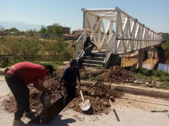 تقویت شبکه مخابرات در روستای قرنجیک محله گمیشان
