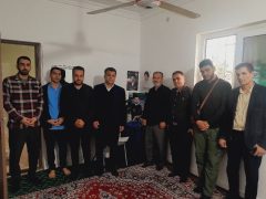 دیدار بنیاد نخبگان استان گلستان با خانواده شهید محمد بازگیر مقدم