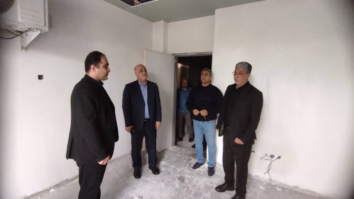 بازدید نماینده مردم گرگان و آق‌قلا از پروژه در حال ساخت بانک توسعه تعاون استان گلستان