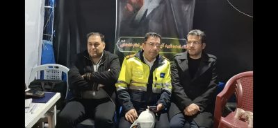بازدید رئیس پلیس راهنمایی و رانندگی استان از موکب خدمات‌رسانی کمیته امداد استان گلستان
