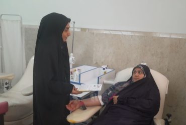 بانوی چابهاری دراستان گلستان خون اهدا کرد