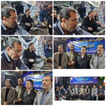 پذیرایی موکب کمیته امداد گلستان از عزاداران رهبر شهید در میدان وحدت گرگان