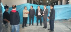 بازدید معاون شبکه مخابرات منطقه گلستان از طرح فیبررسانی به بازارچه گردشگری بندرترکمن