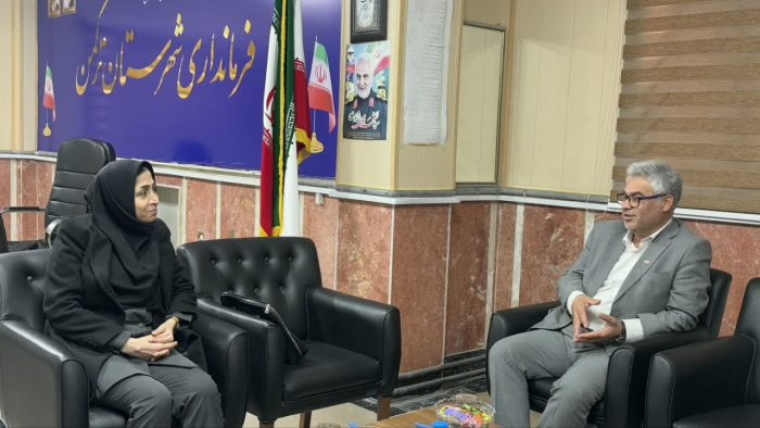دیدار لشکر بلوکی مجری استانی بنیاد برکت با فرماندار شهرستان ترکمن