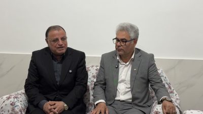 دیدار استاندار گلستان و فرماندار ترکمن با خانواده شهید والامقام عاشور محمد قره‌جه