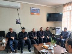 حضور مهندس برزمینی و مسئولان ورزش گرگان در دیدار با سرهنگ میرعرَب‌رضی و سرهنگ حسینی