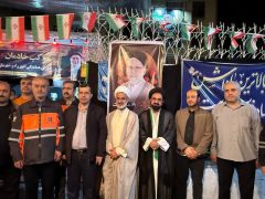 اداره‌کل راهداری گلستان میزبان محبان امام خامنه‌ای (مدظله‌العالی) در موکب خیابان بهشتی گرگان