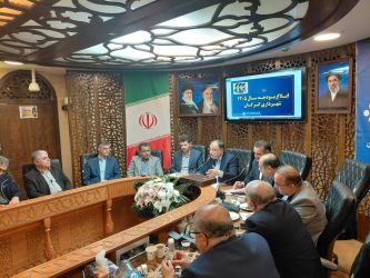 دکتر علی‌اصغر طهماسبی استاندار گلستان در آیین ابلاغ بودجه شهرداری گرگان