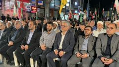 مجمع نمایندگان استان در میدان ایستادگی مردم بندرترکمن
