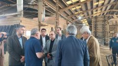 تقدیر از کارگران نمونه و پیگیری مشکلات کارخانه سامان تیغه گرگان
