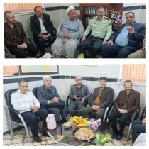 دیدار مدیر شبکه بهداشت و درمان کلاله با فرمانده جدید انتظامی شهرستان کلاله