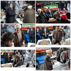 پنجاه‌وپنجمین شب خدمت‌رسانی موکب فاطمه‌الزهرا(س) در میدان وحدت گرگان برگزار شد