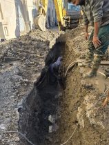 انجام عملیات نشت‌یابی شبکه توزیع آب با هدف کاهش هدررفت در شهرستان آق قلا