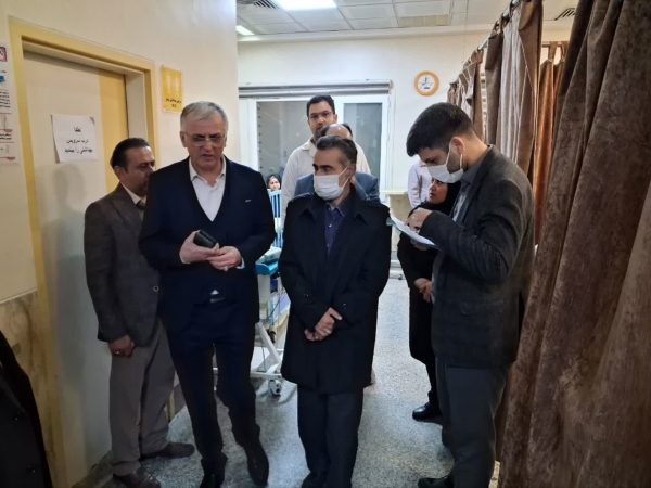 بازدید سرزده میدانی بازرس کل قضایی استان گلستان از بیمارستان شهداء بندر گز