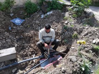 بازسازی شبکه مخابرات در روستای زیارت گرگان