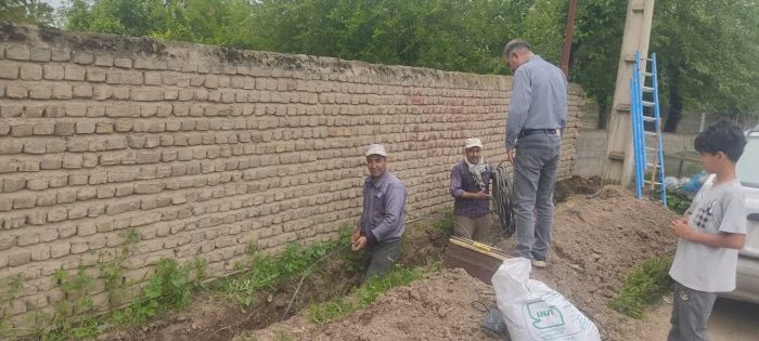 اجرای طرح ایمن‌سازی شبکه مخابرات در روستای دهنه از توابع شهرستان کلاله