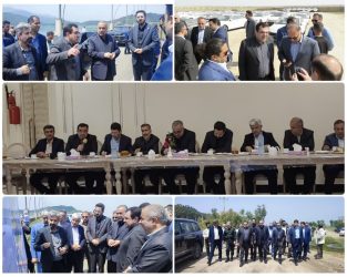 بازدید کارگروه حمایت قضایی از تولید از پروژه‌های منابع آب استان گلستان
