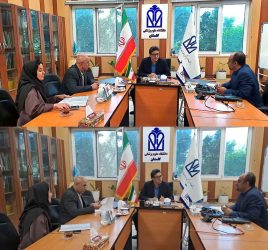 دیدار رئیس دانشگاه علوم پزشکی گلستان ، دکتر ابراهیمی با رئیس و معاونین دانشکده پیراپزشکی