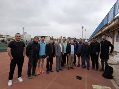 بازدید میدانی فرماندار شهرستان ترکمن‌ از استادیوم قاندومی