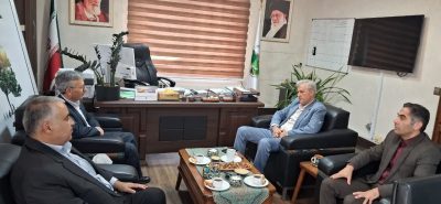 دیدار رئیس دانشگاه پیام نور استان گلستان با مدیرکل منابع طبیعی و آبخیزداری استان