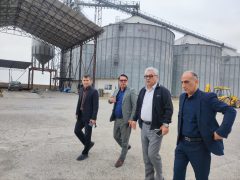 بازدید فرماندار شهرستان ترکمن از سیلوی ذخیره گندم دولتی
