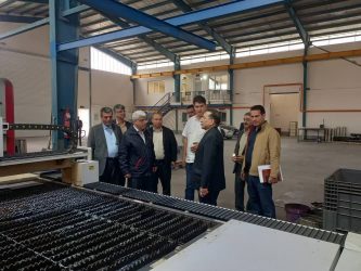 بازدید میدانی معاون استاندار از واحدهای صنعتی گنبدکاووس