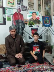 تجلیل سردار حاتمی از خانواده شهید والامقام طاها گرایلو