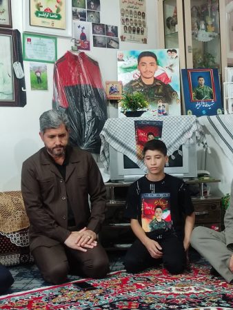 تجلیل سردار حاتمی از خانواده شهید والامقام طاها گرایلو